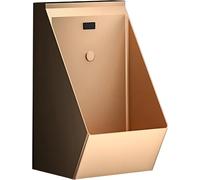 Drmoxin Automatic Sensor Urinal, Commercial Washout Urinal For Men,Touchless Urinal Flushing Set Stainless Steel Urinal for Bar Bathroom Hotel Shop Rosegold
