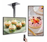 Drmoxin Commercial Advertising Screen Digital Kiosk Video Player for Restaurant, Bubble Tea Shop, Retail, Advertising Media Player, Digital Signage Display, Smart Split Screen 43in