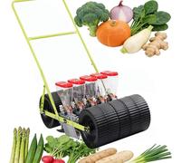 Drmoxin Garden Corn And Soybean Planter, Portable Manual Planter, Adjustable Plant Spacing And Row Spacing, Multi-Row Precise Planting, Suitable For Crops Such As Corn, Beans 5row