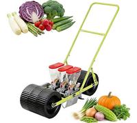 Drmoxin Garden Corn And Soybean Planter, Portable Manual Planter, Adjustable Plant Spacing And Row Spacing, Multi-Row Precise Planting, Suitable For Crops Such As Corn, Beans 3row