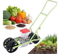 Drmoxin Garden Push Seeder Planter | Hand-Pushed Vegetable Planter| New Portable Manual Seeder Hand-Push Garden Seeder,1/2/3/4/5/6Row Precision Seeder,For Planting In Garden Terraces Hillsides 2row