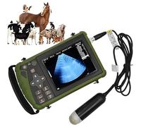 Drmoxin Ultrasound Scanner Machine, B-Ultrasound Pregnancy Tester, Veterinary Ultrasound Scanner Kit with 3.5MHz Waterproof Probe for Inspection of Pigs Sheep Dogs Cats