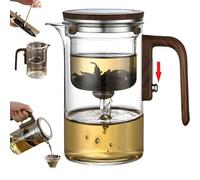 DRNKNSTX Enchanti Tea Pot, Creative Witchcraft Magic Glass Teapot, Detachable Loose Tea Glass Infuser, Ideal for Tea Maker -20oz (Approx. 600 ml)