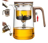 DRNKNSTX Enchanti Tea Pot, Creative Witchcraft Magic Glass Teapot, Detachable Loose Tea Glass Infuser, Ideal for Tea Maker -27oz (Approx. 800 ml)