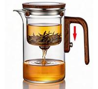 DRNKNSTX Enchanti Tea Pot, Creative Witchcraft Magic Glass Teapot, Detachable Loose Tea Glass Infuser, Ideal for Tea Maker -20oz (Approx. 600 ml)
