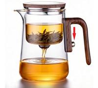 DRNKNSTX Enchanti Tea Pot, Creative Witchcraft Magic Glass Teapot, Detachable Loose Tea Glass Infuser, Ideal for Tea Maker -27oz (Approx. 800 ml)