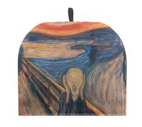 Drnuikhe Da Vinci's Scream Oil Painting Tea Cozy for Teapot Insulated Large Teapot Cover to Keep Warm Tea Kettle Cover Machine Washable Coffee Pot Cloth Covers Kitchen Home Decoration