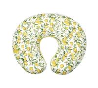 Drnuikhe Lemon Leaf Nursing Pillow Cover for Girls Princess Nursing Pillow Slipcover for Breastfeeding Moms,Easy to Care