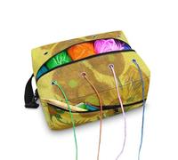 Drnuikhe Van Gogh 3D Print Yarn Storage Bag Yarn Storage Bags Yarn for Crocheting Durable Portable Travel Craft Tote Bag with Holes Large Size Yarn Storage Organizer for Yarn Skeins