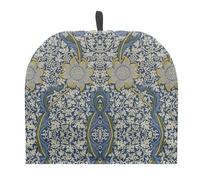Drnuikhe William Morris Pattern Kennet Tea Cozy for Teapots with Handle, Dust Insulated Cover Hanging Fold-Up Design, Suitable for Kitchen and Living Room Table Decoration