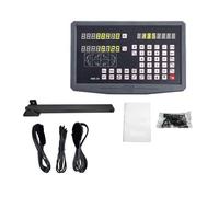 DRO Digital Readout SNS-2V 2 Axis Display AC110V/220V and 2 Pieces 0-1000mm 5/1um Linear Scale Encoder(1um Complete DRO kit)