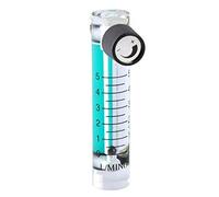 Droagoct 0.1-5LPM 1L Oxygen Flow Meter Flowmeter with Control Valve for Oxygen Air Gas