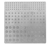 Droagoct 1/72 1/48 1/35 Scale Static Grass Planting Template Tool for Electrostatic Flock Applicator Scene Sand Table