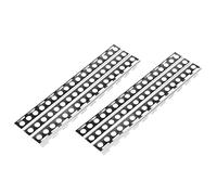 Droagoct 2Pcs Stainless Steel Sand Board for Axial SCX10-4 D90 1/10 RC Crawler Car