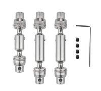 Droagoct 3Pcs Metal Drive Shaft CVD for B16 B36 Q60 Q63 Q64 MN77 FY004 6WD 1/16 RC Car Upgrade Parts,1