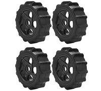 Droagoct 4Pcs RC 1/8 Paddles Snow Sand Tires Tyres Fit 1:8 Off-Road Wheels 1:8 Off-Road Short Card Beach Tire for RC Car