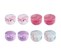 Droagoct 8Pcs Candle Tins for Candle Making Kit Empty Metal Candle Tin with Lids Storage Tins Reusable for Tea Candy Spices Gifts