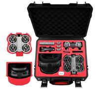 Drogear Waterproof Hard Case for DJI Neo 2 Motion Fly More Combo With Goggles N3, Fits RC Motion 3/FPV Controller 3/DJI RC 2/N3 Remote Controller, Holds Up to 7 Batteries | Shockproof, Dustproof