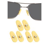 DROGO 3 Pairs Soft Silicone Replacement Nose Pads Nose Piece for RayBan RB3534/RB3536/RB3538/RB3604/RB8052/RB8054 Eyeglasses/Sunglass, Anti-Slip, Skin-Friendly