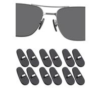 DROGO 6 Pairs Soft Silicone Replacement Nose Pads Nose Piece for RayBan RB3534/RB3536/RB3538/RB3604/RB8052/RB8054 Eyeglass/Sunglasses, Anti-Slip, Skin-Friendly