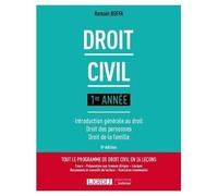 Droit civil 1re année: Introduction générale au droit - Droit des personnes - Droit de la famille