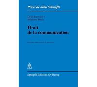 DROIT DE LA COMMUNICATION - 2ÈME ÉDITION