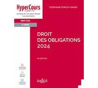 Droit des obligations 2024 16ed: Droit civil 2e année
