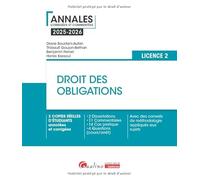 Droit des obligations - L2: 3 copies réelles d'étudiants annotées et corrigées - 2 Dissertations - 11 Commentaires - 14 Cas pratique - 4 Questions ... méthodologie appliqués aux sujets (2024-2025)