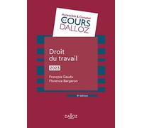 Droit du travail 2023 9ed