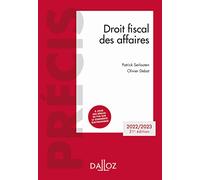 Droit fiscal des affaires 2022-2023 21ed