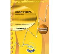 Droit fiscal UE 4 du DCG: Corrigé