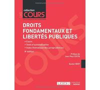 Droits fondamentaux et libertés publiques: Cours - Tests d'autoévaluation - Index thématique des jurisprudences