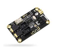DROK Blue~Tooth Board, 12V Audio Receiver Blue~Tooth Module DC 5V-12V Portable Wire~Less Electronics Stereo Music Receive Circuit Chip with Micro USB Port for Headphone Speaker Home Sound System DIY