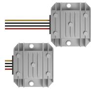 DROK IP68 Waterproof 24v to 12v Step Down Converter Pack of 2 - DC to DC Buck Converter 6A 20-90v to 12v Voltage Regulator for Camera Car RV DIY Project