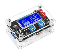 DROK Voltage Boost Converter, DC 6-30V 5V Step Up to DC 7-32V 12V 24V 5A Adjustable Volt Regulator, LCD Power Supply Module Voltage Current Amp Display Transformer Circuit Board with Case