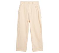 Drole De Monsieur Baggy Velvet Trousers Ecru XS