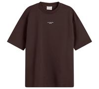 Drole De Monsieur Classic Slogan T-Shirt Dark Brown