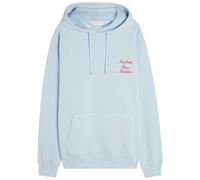 DRÔLE DE Monsieur Le Hoodie Embroidered Hooded Cotton Sweatshirt - Light Blue - S