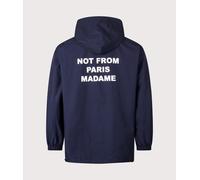 Drôle de Monsieur Mens La Veste Capuche Slogan - Colour: NY Navy - Size: Medium