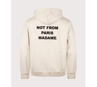 Drole de Monsieur , Slogan Hoodie with French Terry ,Beige male, Sizes: M