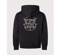 Drôle de Monsieur Mens Le Hoodie Slogan Tresses - Colour: BL Black - Size: Medium
