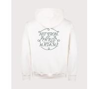 Drôle de Monsieur Mens Le Hoodie Slogan Tresses - Colour: OW Off White - Size: Large Large
