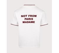 Drôle de Monsieur Mens Le T-Shirt Slogan Piquè - Colour: OW Off White - Size: XL