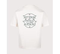 Drôle de Monsieur Men's Braided Slogan T-Shirt Off White