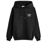 Drôle de Monsieur Slogan Hoodie (Black - M) - Size M