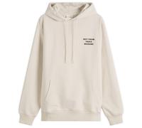 Drôle de Monsieur Men's Not From Paris Madame Slogan Hoodie Mastic