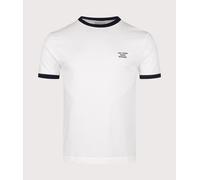 Drôle de Monsieur Mens Regular Fit Contrasted Slogan T-shirt - Colour: OW Off White - Size: Medium