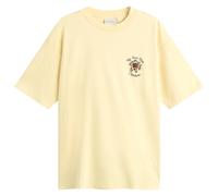 Drôle de Monsieur Men's Rose Slogan T-Shirt Light Yellow