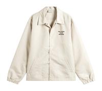 Drôle de Monsieur Men's Slogan Coach Jacket Beige
