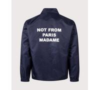 Drôle de Monsieur Mens Slogan Jacket - Colour: NY Navy - Size: Medium